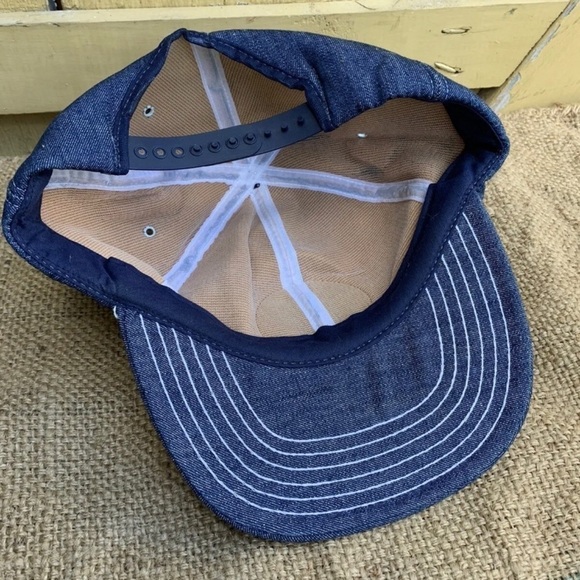 Vintage Union Workman Chewing Tobacco Denim Snapback Hat  Vintage Union Workman Chewing Tobacco Denim Snapback Hat J. R. Pepper Co.